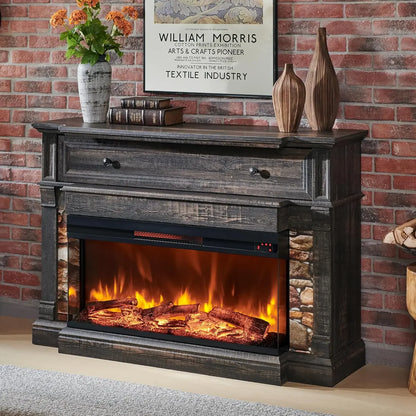 Farmhouse Electric Fireplace