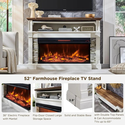 Farmhouse Electric Fireplace