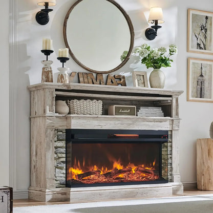 Farmhouse Electric Fireplace